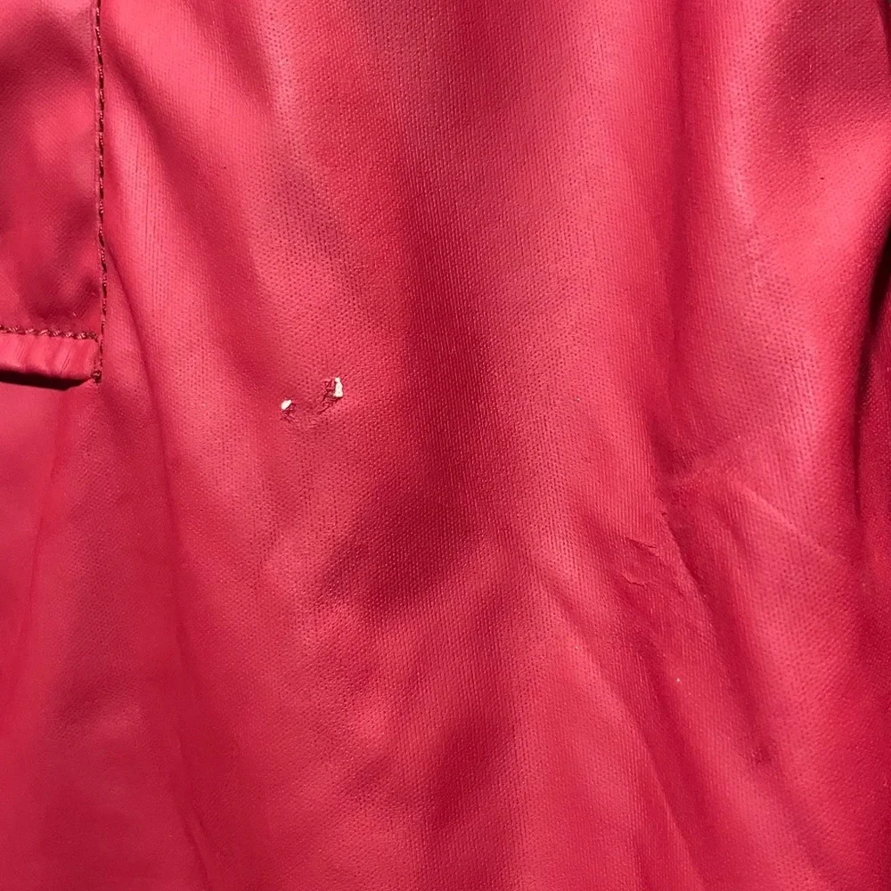 Red rain jacket - Picture 5 of 6